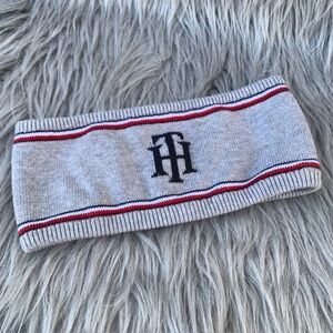 Tommy Hilfiger Heritage Logo Knit Headband in grey heather